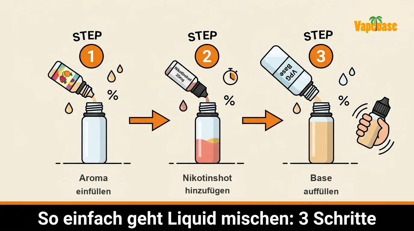 elfbar liquid selber machen mischen: Anleitung, Rezepte & Mischtabelle (2026) Diy liquid Lemon Lime Elfbar 600 Myrtille Select Flavour:Mix Box